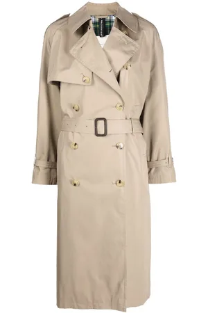 MACKINTOSH JAMIE gabardine-weave trench coat