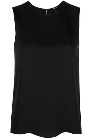 THEORY Sleeveless silk vest top