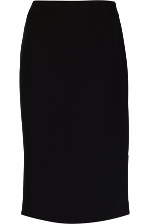 Emporio Armani High-waisted bodycon midi skirt