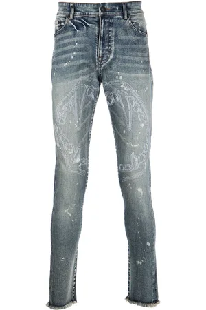 HACULLA Fang lips-print skinny jeans