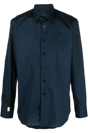 BILLIONAIRE Silver cut long-sleeve shirt