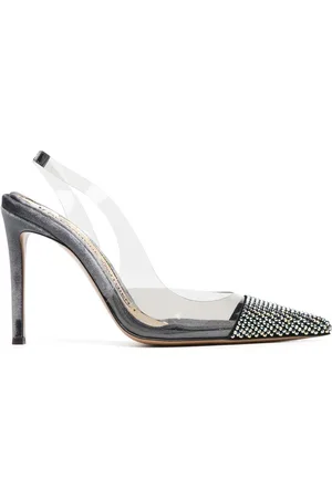ALEXANDRE VAUTHIER Rhinestone-embellished slingback pumps