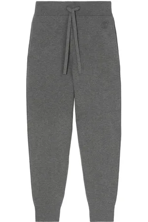 Burberry Embroidered monogram sweatpants
