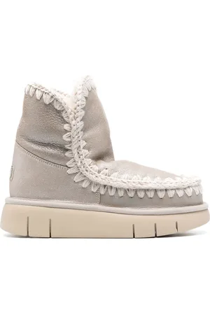 Mou Logo-patch chunky boots