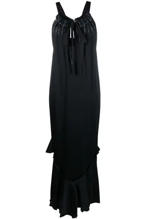 Maison Margiela Crepe satin maxi dress