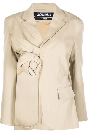 Jacquemus Baccala asymmetric cropped blazer