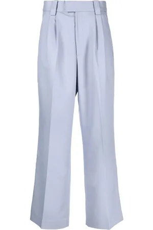 Viktor & Rolf Pleat-detail wide-leg trousers