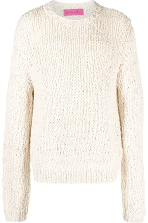 THE ELDER STATESMAN Open-knit long-sleeve jumper