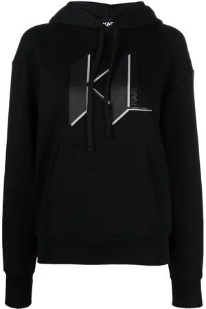 Karl Lagerfeld Logo print pullover hoodie