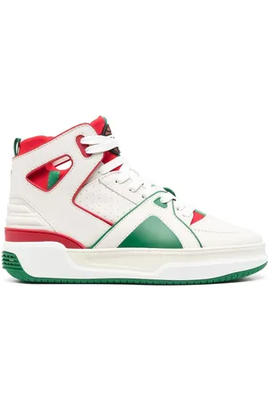 JUST DON Panelled leather sneakers