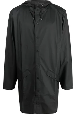 Rains Drawstring hood raincoat