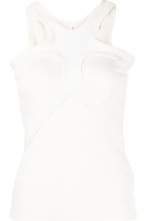 DION LEE Multilock cotton tank top