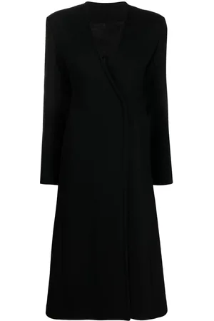 The Attico V-neck long coat