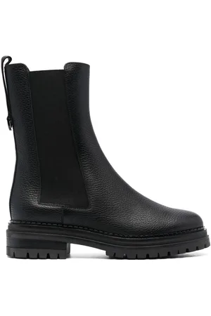 Sergio Rossi Chunky-sole leather boots