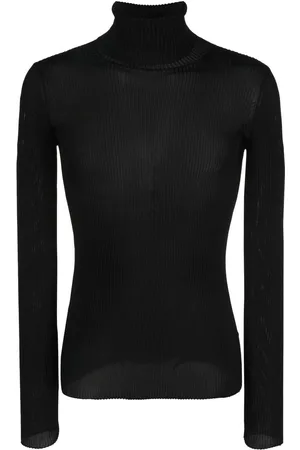 OFF-WHITE Helvet fine-knit ribbed jumper