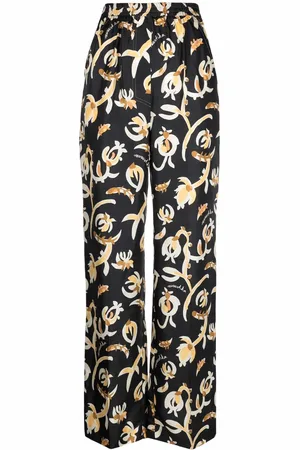 Nanushka Graphic floral-print elasticated-waist trousers