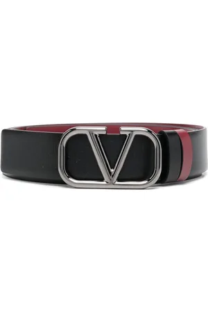 VALENTINO GARAVANI V-Logo reversible leather belt