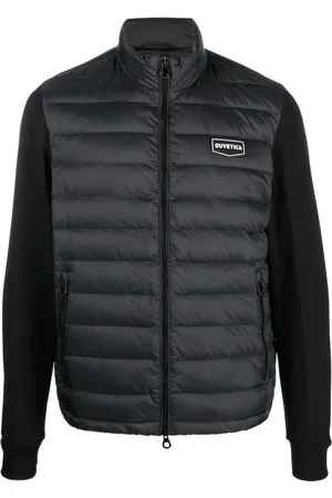 Duvetica Embroidered logo quilted puffer jacket