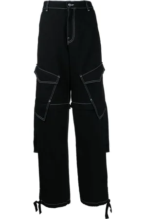 DION LEE Parachute detachable cuff jeans