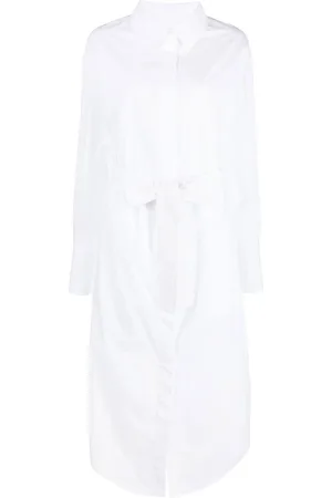 Patou Belted long shirt dress