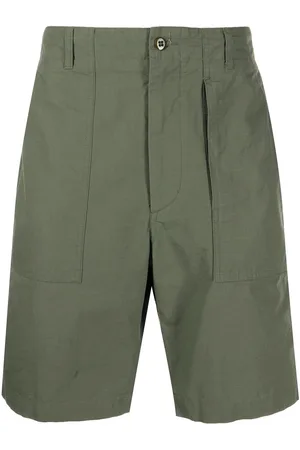 ENGINEERED GARMENTS High-waisted straight-leg shorts