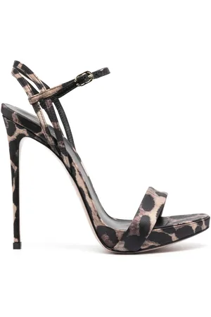 LE SILLA Gwen 130mm goatskin sandals