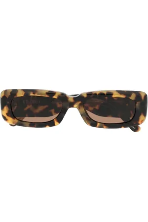Linda Farrow X The Attico Marfa tortoiseshell-effect sunglasses