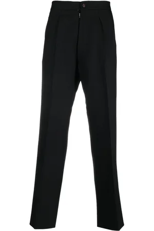 Maison Margiela Herringbone-pattern wool trousers