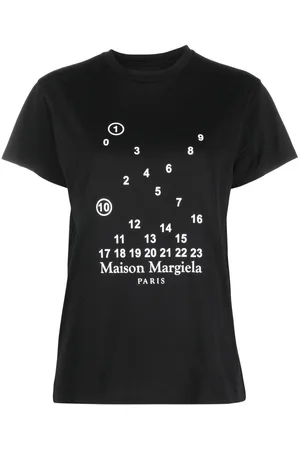 Maison Margiela Numbers-motif cotton T-shirt