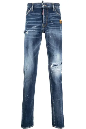 Dsquared2 Distressed slim-fit jeans