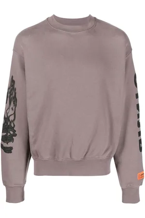 Heron Preston Flaming skull sweatshirt