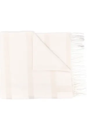 Totême Monogram-jacquard wool scarf