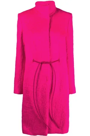 GENNY High-collar belted coat