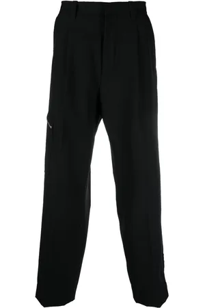 OAMC Zip detail cotton wide-leg trousers