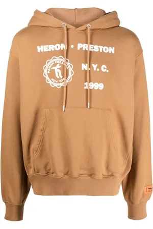 Heron Preston Graphic-print cotton hoodie
