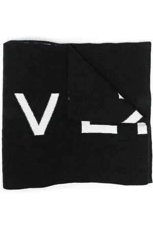 Givenchy Intarsia-knit logo scarf
