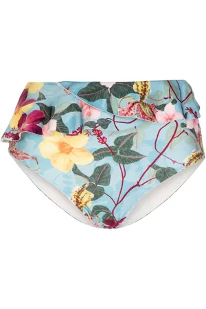 PATBO Hibiscus ruffle-detail bikini-brief