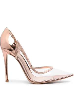Gianvito Rossi Leif 105mm metallic-effect pumps