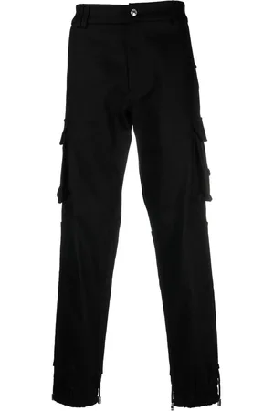 GCDS Straight-leg cargo trousers