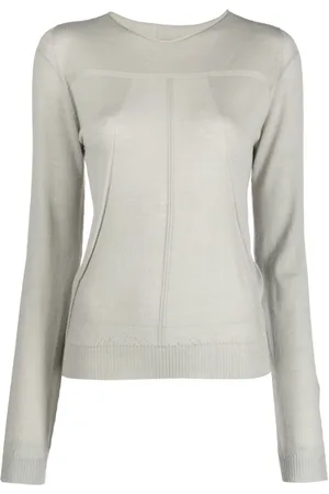 Rick Owens Panelled virgin wool jumper