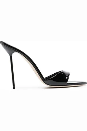 PARIS TEXAS Lidia 105mm patent-leather sandals