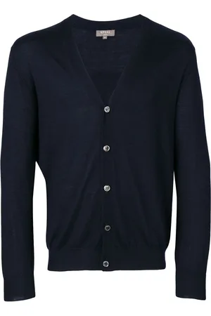 N.PEAL V-neck cashmere-blend cardigan