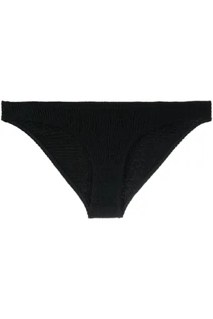 Totême Smocked-finish bikini bottoms