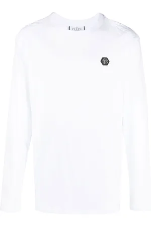 Philipp Plein Logo print long-sleeve T-shirt