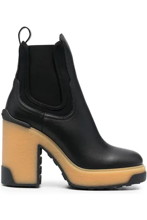 Moncler Isla leather ankle boots