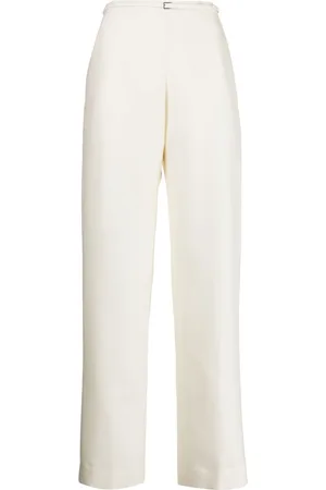 Gia Studios Wide-leg wool-silk trousers