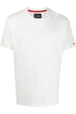 Kiton Embroidered logo T-shirt