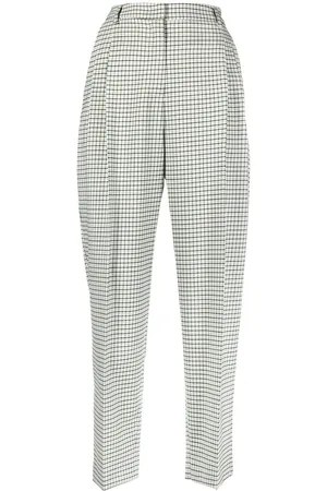 ALBERTO BIANI Cropped virgin wool trousers