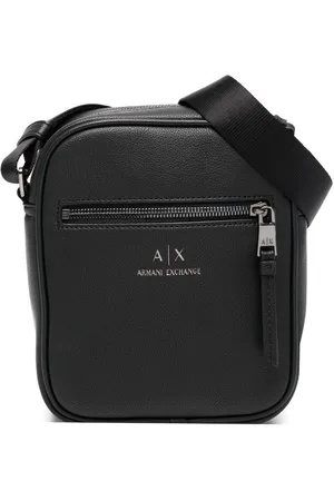 Armani Exchange Logo-print messenger bag