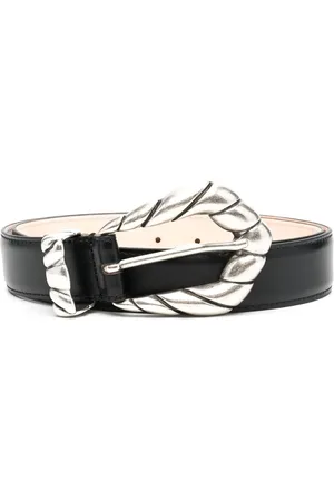 IRO Embossed-buckle detail belt